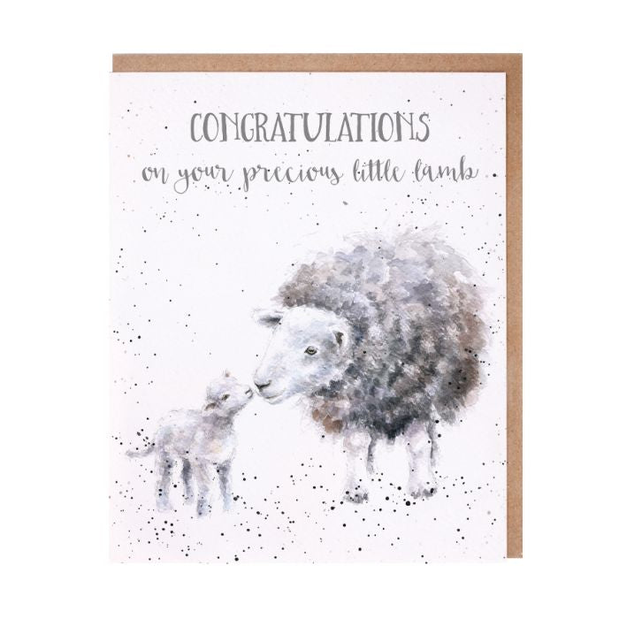 Wrendale ‘Congratulations On Your Precious Little Lamb’ Card