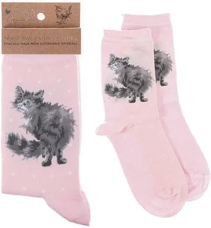 Wrendale Woman’s ‘Glamour Puss’ Socks