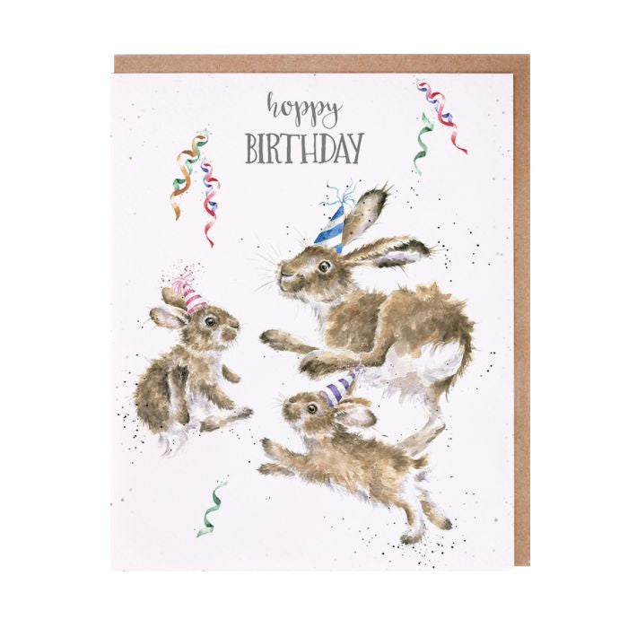 Wrendale ‘Hoppy’ Happy Birthday Card