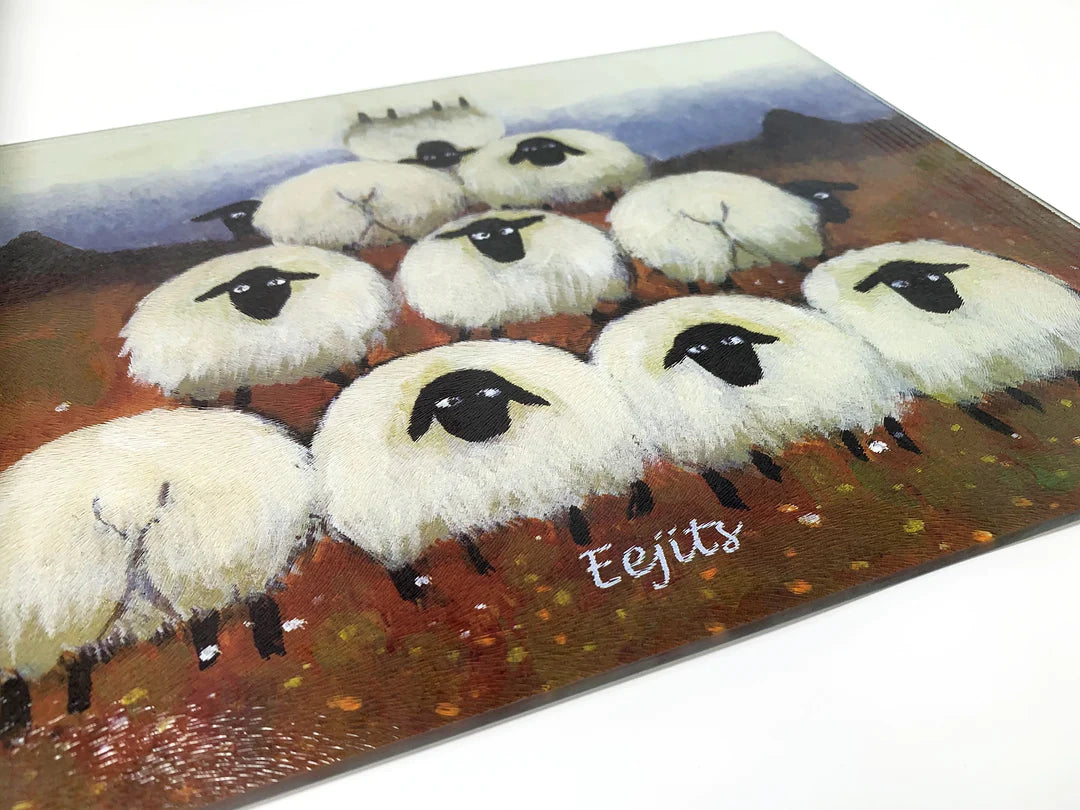 Thomas Joseph Glass Table Top Protector ‘Eejits’