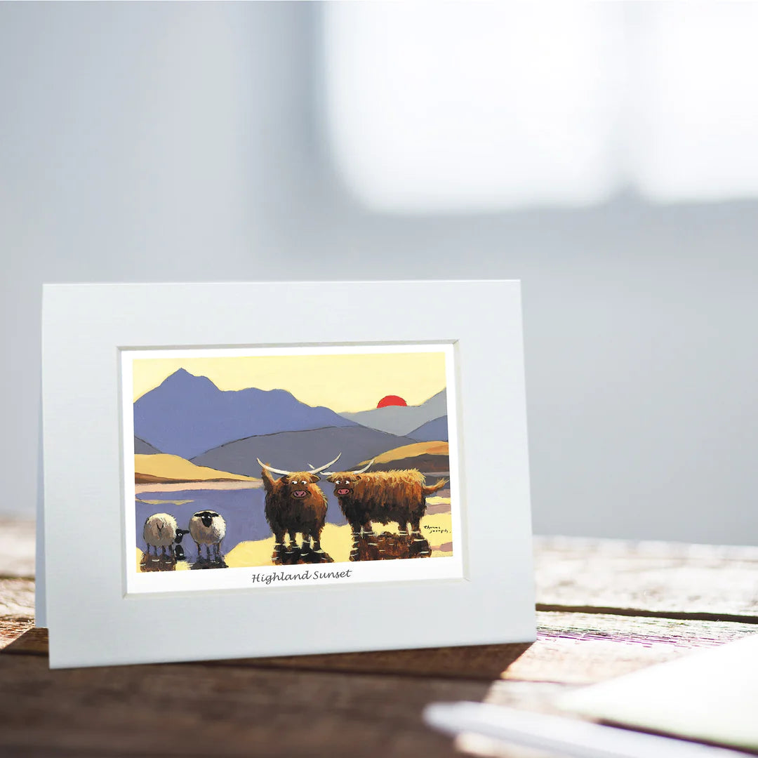 Thomas Joseph ‘Highland Sunset’ Card