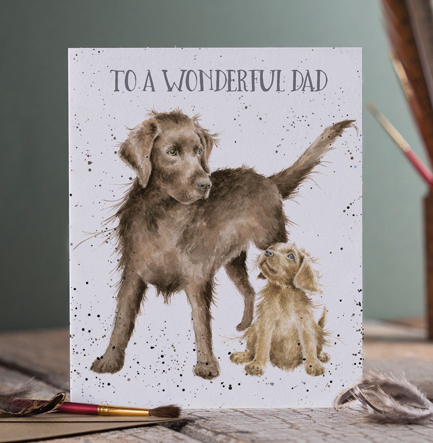 Wrendale To A Wonderful Dad Card