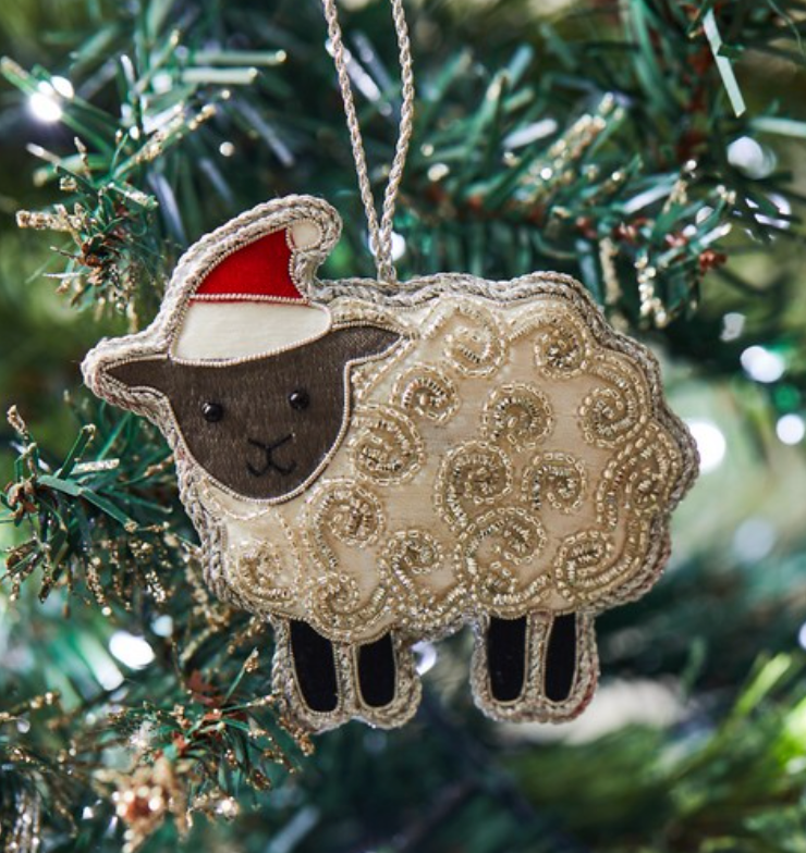 Sass & Belle Sheep Zari Decoration
