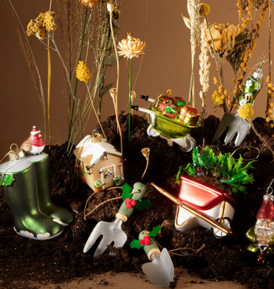 Sass & Belle Large Garden Tool Decoration - Set of 2