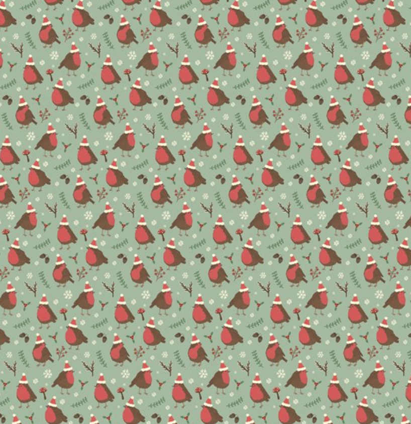 Sass & Belle Christmas Robin Wrapping Paper