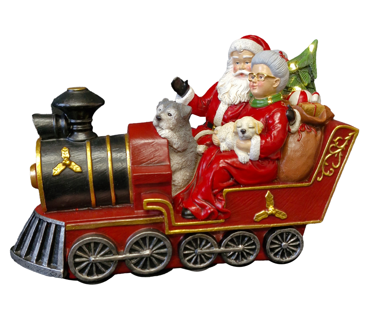 CH894 Santa & Mrs Clause in Train
