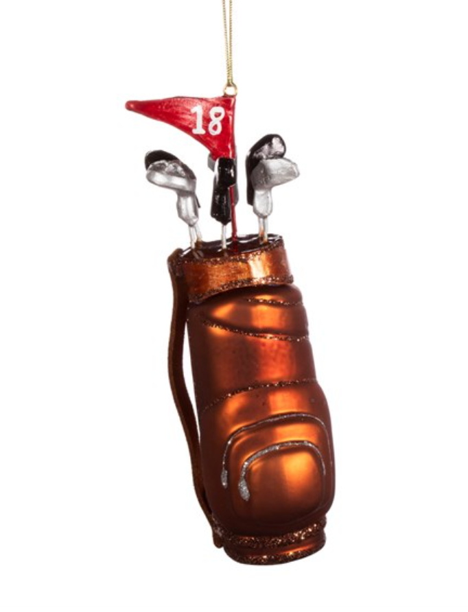 Sass & Belle Golf Clubs Shaped Bauble