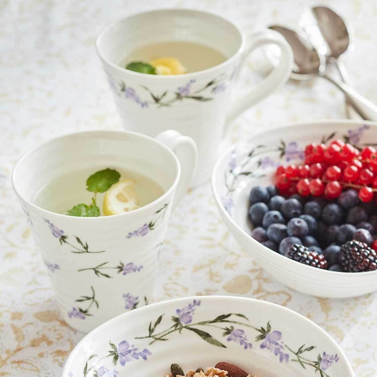 Portmeirion Sophie Conran Set of 2 Mugs Lavandula