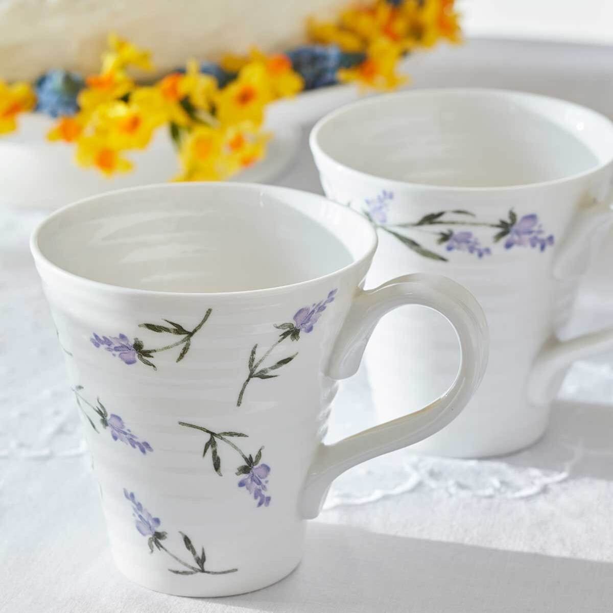 Portmeirion Sophie Conran Set of 2 Mugs Lavandula