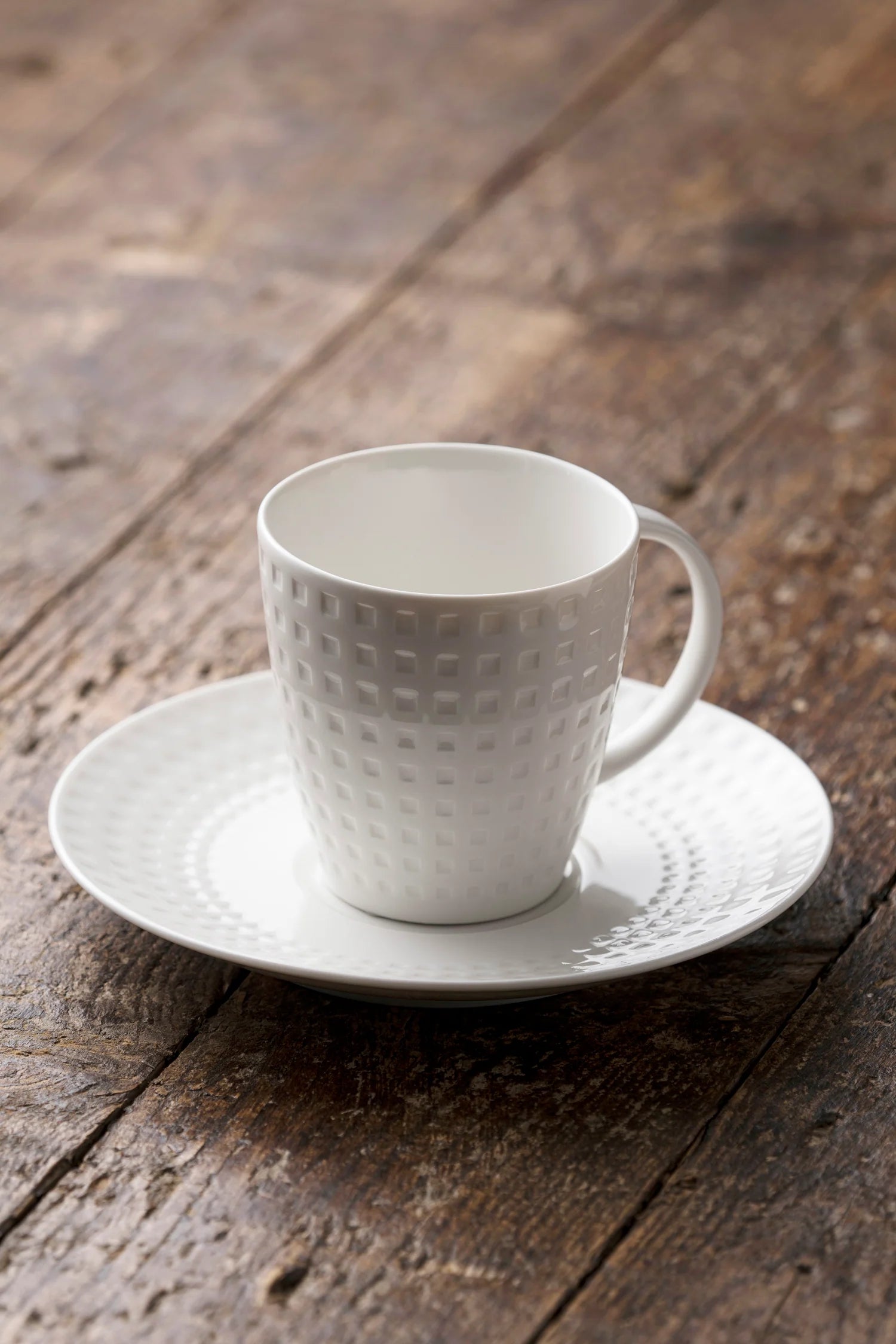 Belleek Living Grafton Tea Cups & Saucers Set Of 4