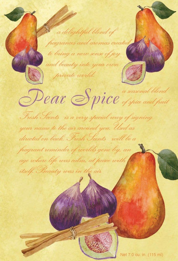 Fresh Scent Pear & Spice Scented Sachet