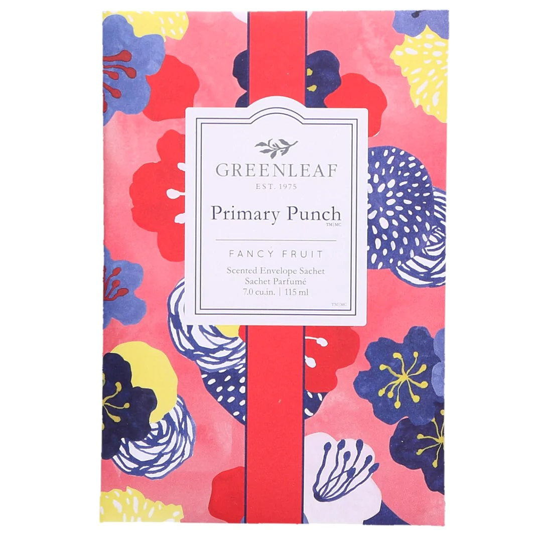 Greenleaf Scented Sachet - Primary Punch