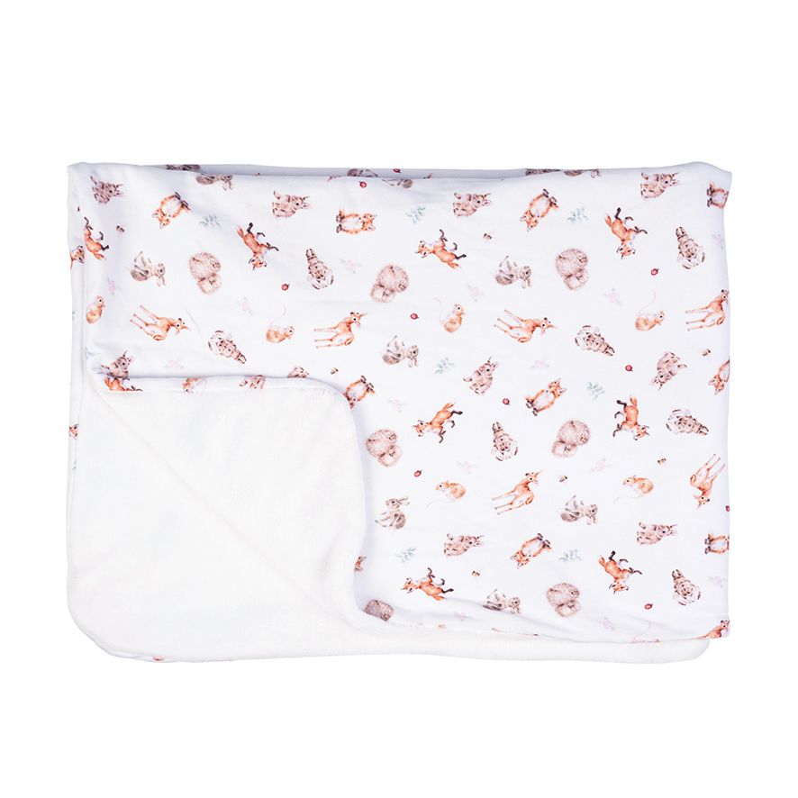 Wrendale 'Little Forest' Woodland Animal Baby Blanket