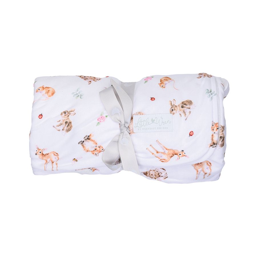 Wrendale 'Little Forest' Woodland Animal Baby Blanket