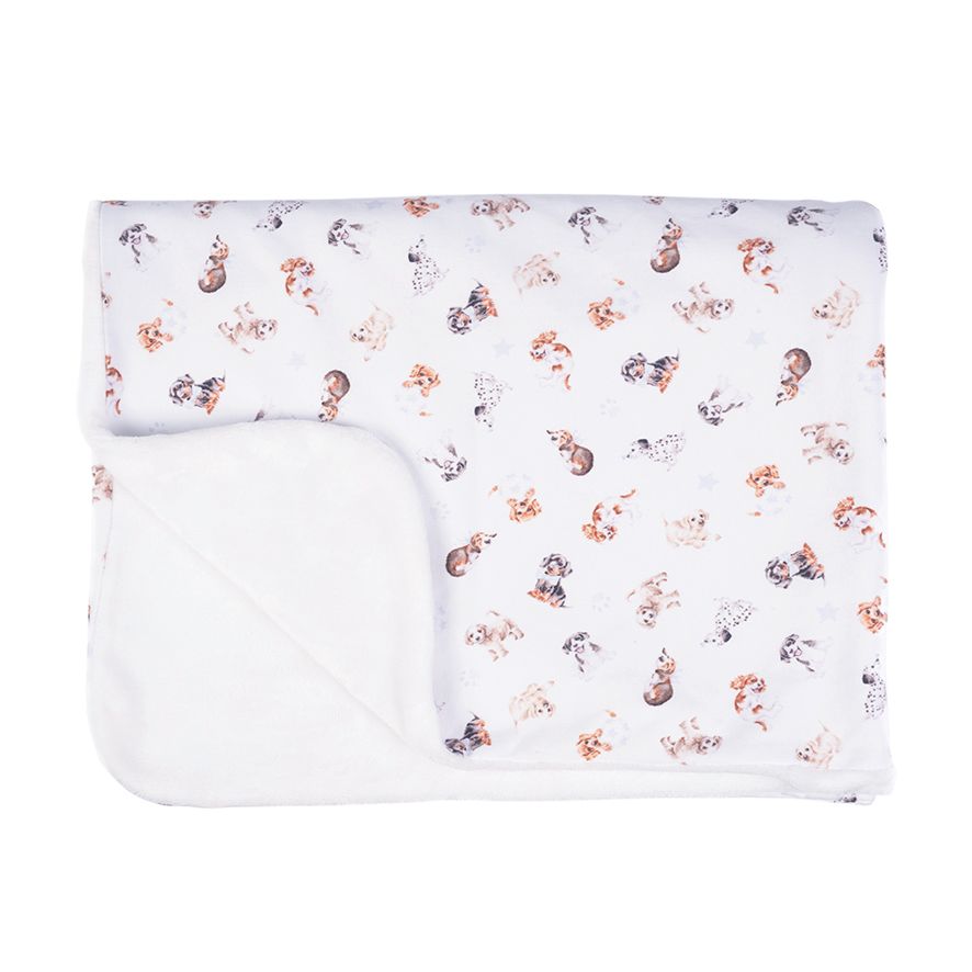 Wrendale 'Little Paws' Dog Baby Blanket