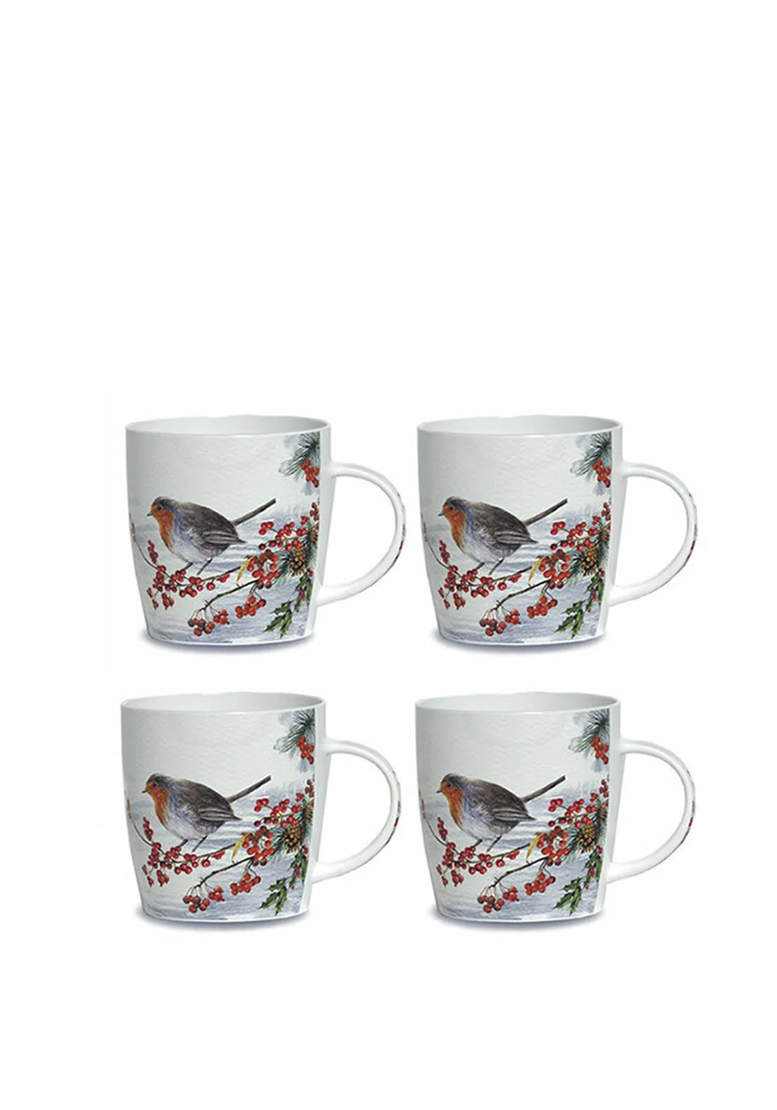 Newgrange Robin China Mug Set