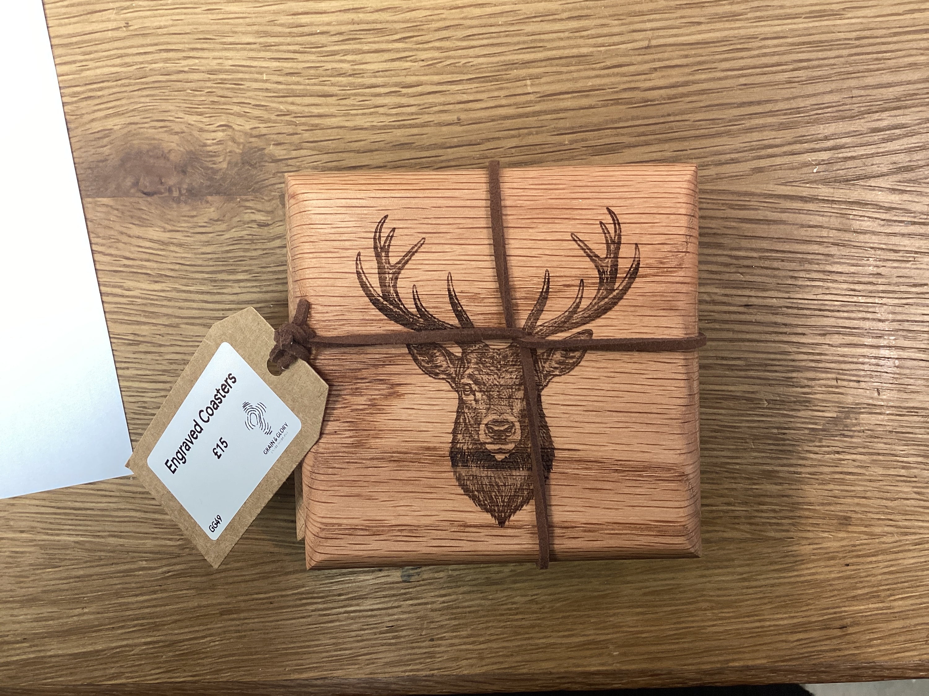 GG49 - Engraved Coasters (Stag)