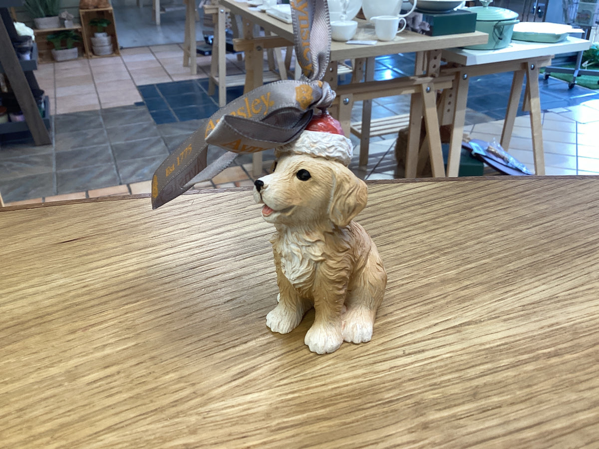 Aynsley Christmas Puppy Hanging Ornament
