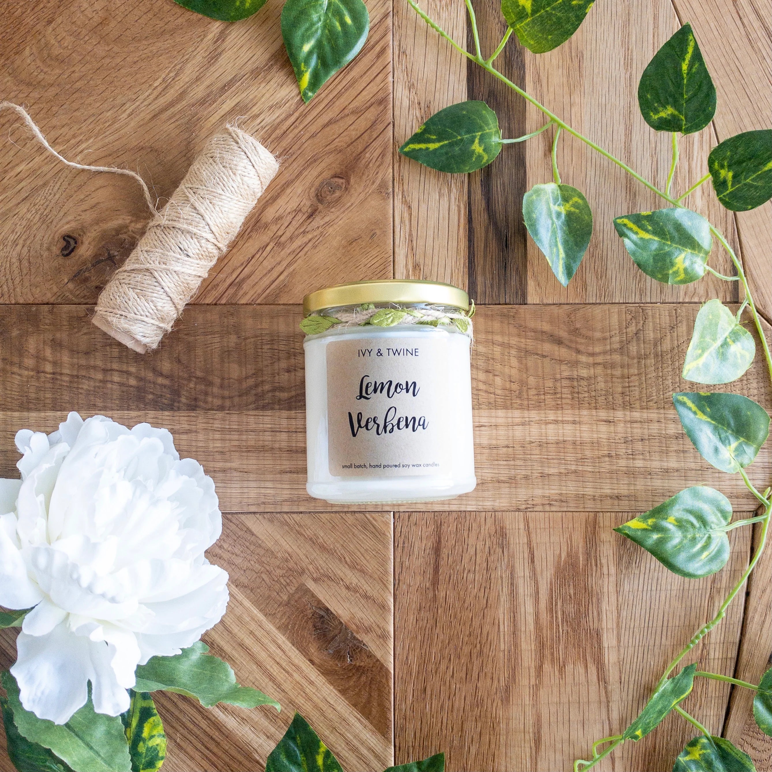Ivy & Twine Lemon Verbena 180g Candle
