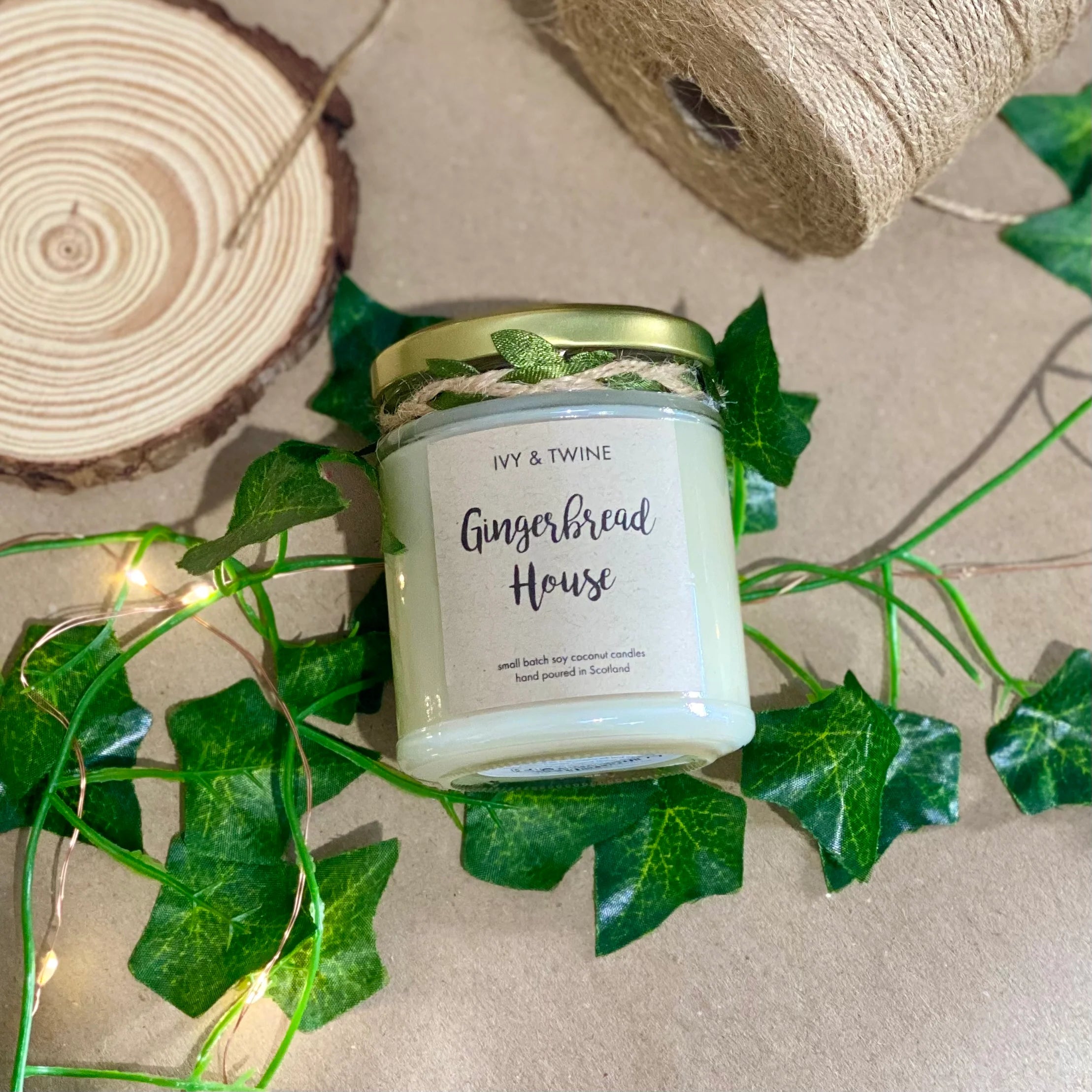 Ivy & Twine Gingerbread House 180g Candle