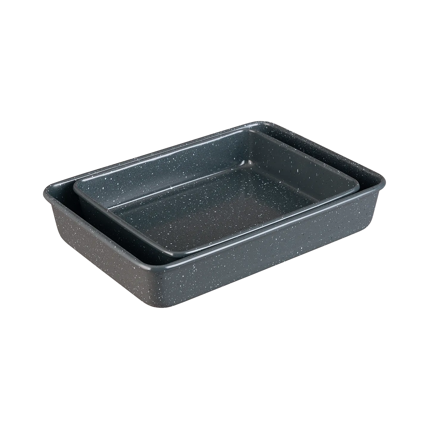 Denby Eclipse® Finish Set Of 2 Roasting Trays