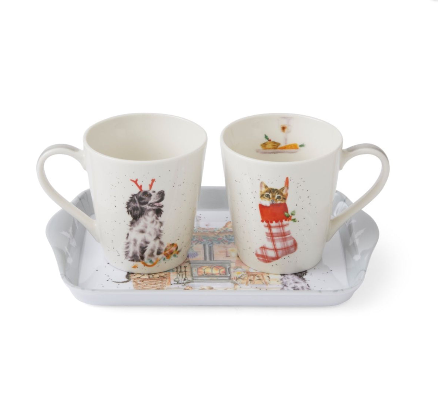 Wrendale ‘No Place like Home’ Mug & Tray Set