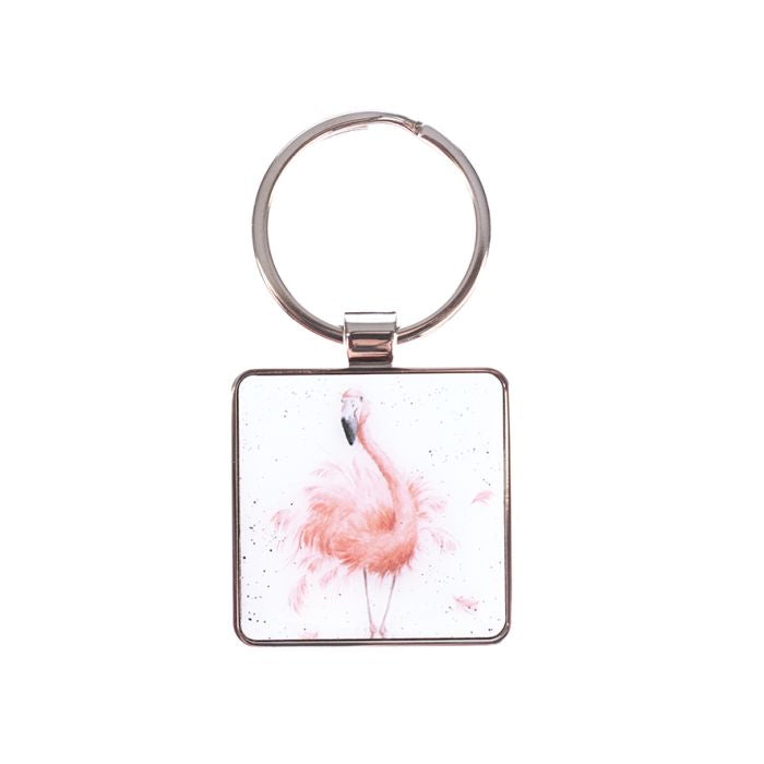 Wrendale ‘Pretty In Pink’ Flamingo Keyring