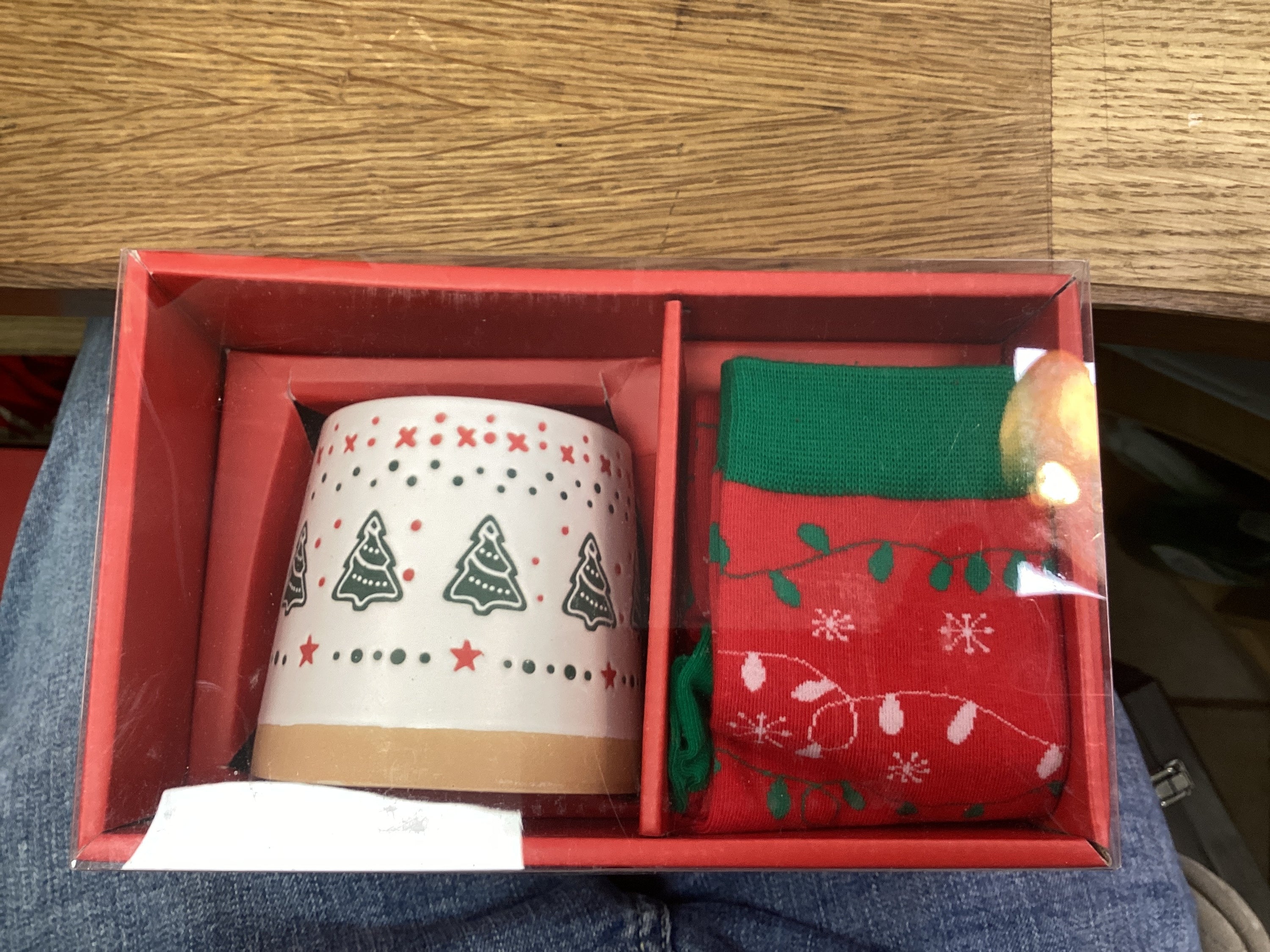 Christmas Mug & sock gift set