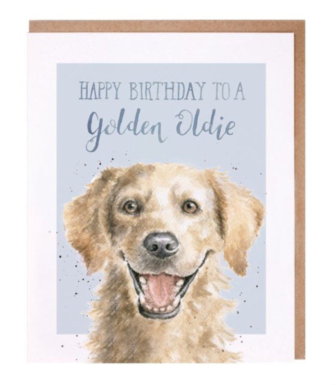 'GOLDEN OLDIE' GOLDEN RETRIEVER BIRTHDAY CARD