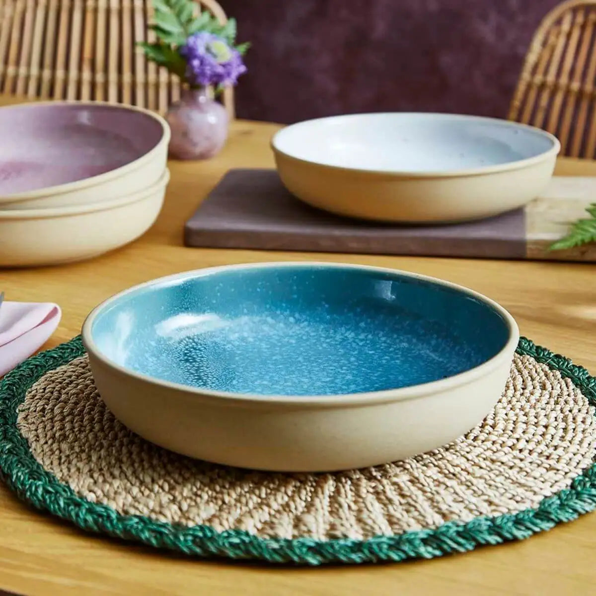 Portmeirion Minerals Low Bowl Jade