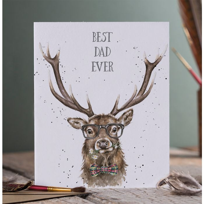 Wrendale ‘Best Dad Ever’ Stag Card