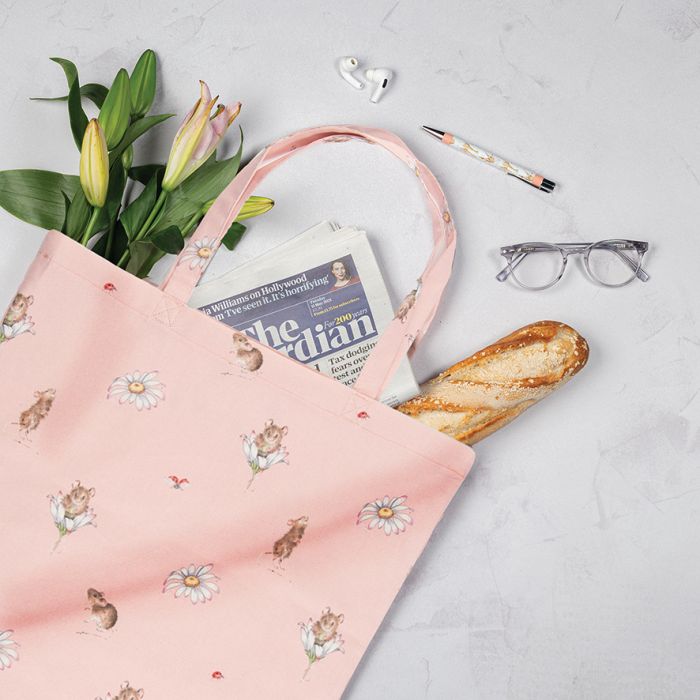 Wrendale ‘Oops A Daisy’ Mouse Foldable Shopping Bag