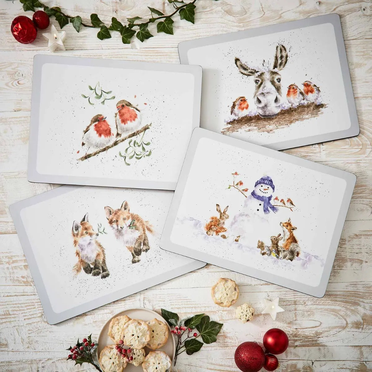 Wrendale Christmas Placemat Set of 4 (40.1x29.8cm)