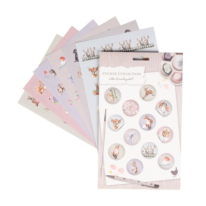 Wrendale The Country Sticker Set