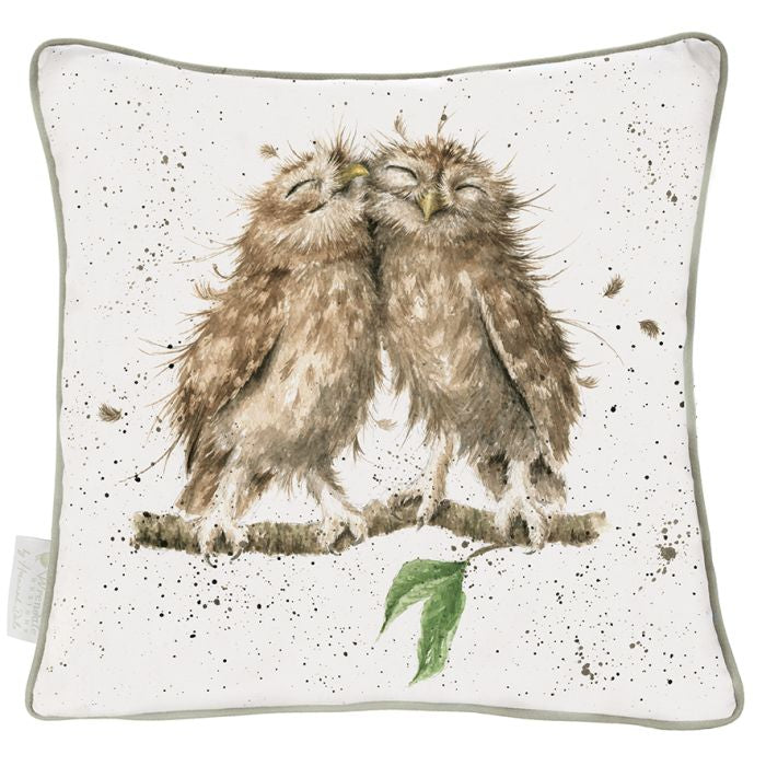 Wrendale ‘Birds Of A Feather’ Owl Large Cushion 50x50 cm