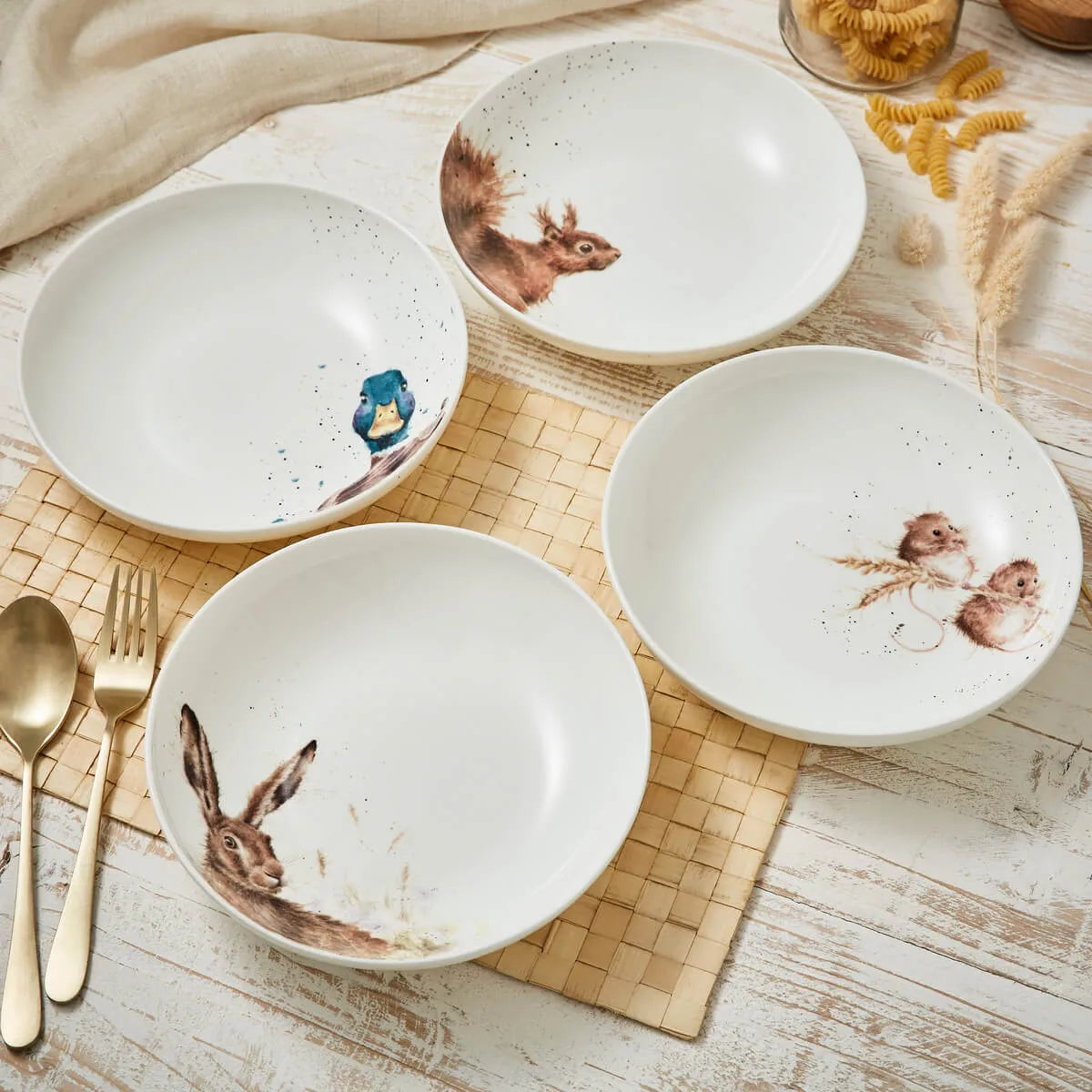 Wrendale ‘Hare’ Pasta Bowl