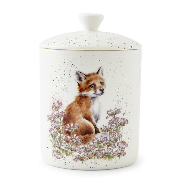 Wrendale 'Make My Daisy' Fox Medium Lidded Storage Jar
