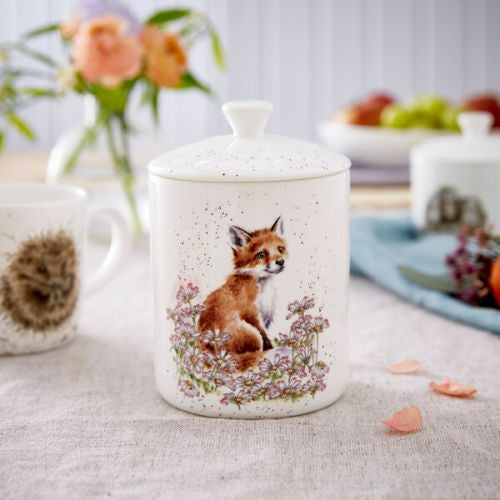 Wrendale 'Make My Daisy' Fox Medium Lidded Storage Jar