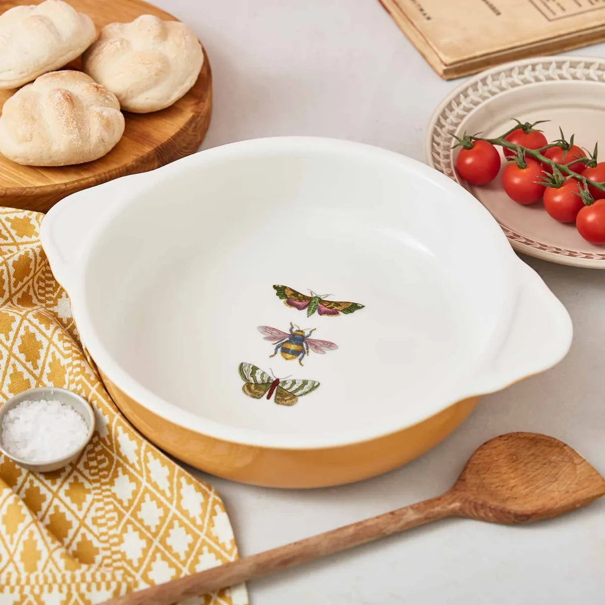 Portmeirion Botanic Garden Harmony Baking Dish, Amber