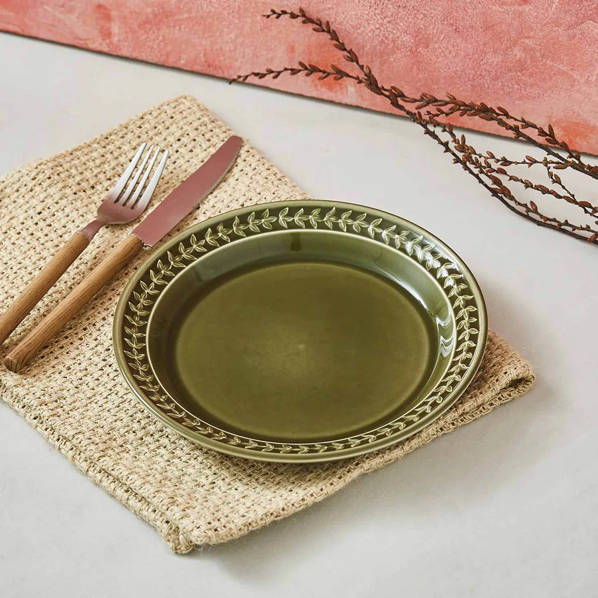 Portmeirion Botanic Garden Harmony Side Plate, Forest