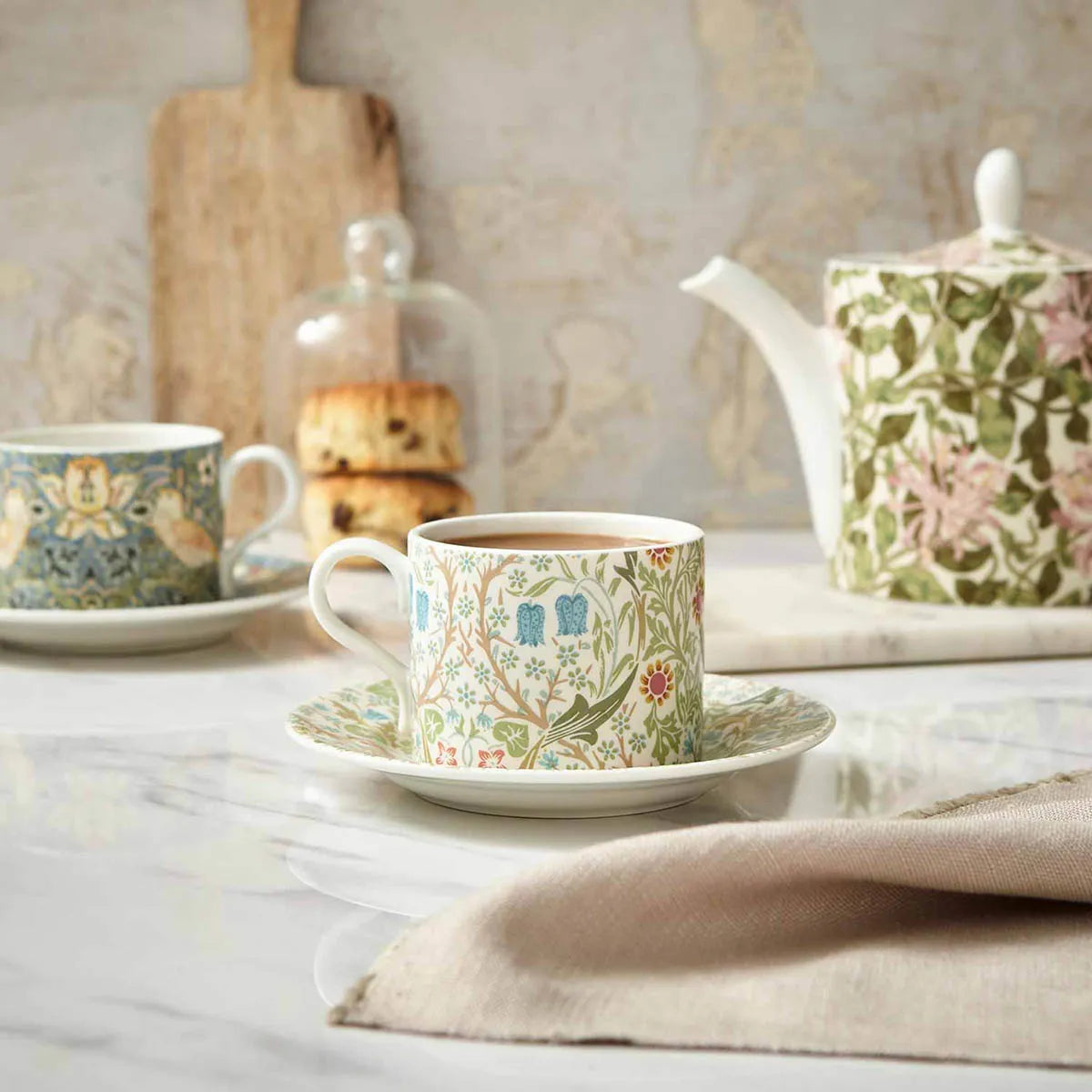 Morris & Co. Blackthorn Teacup & Saucer