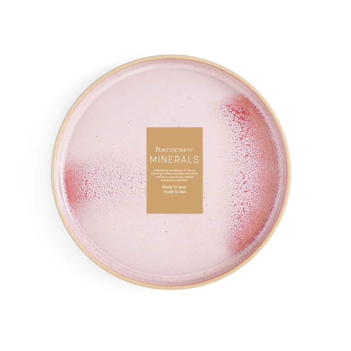 Portmeirion Minerals Rose Quartz Dinner Plate