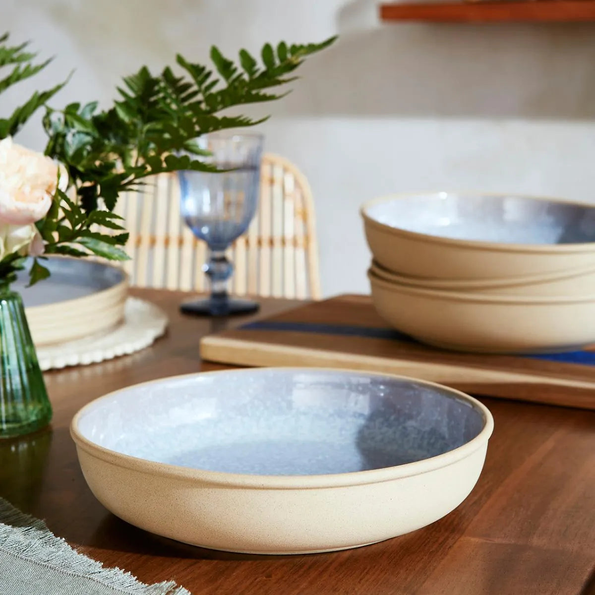 Portmeirion Minerals Aquamarine Low Bowl