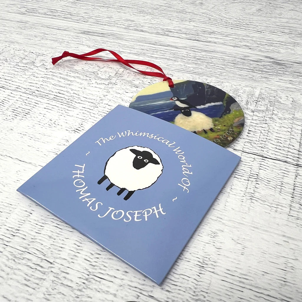 Thomas Joseph Puffin Compares To Ewe Decorative Hanging Disk
