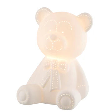 Belleek Teddy Bear Luminaire