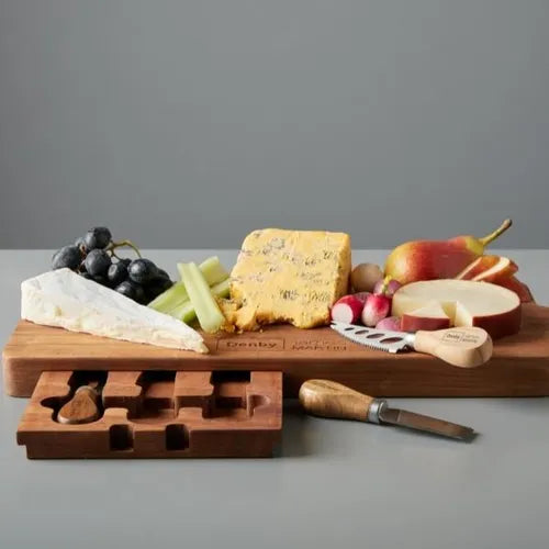 Denby James Martin 4 Piece Cheeseboard Paddle Set