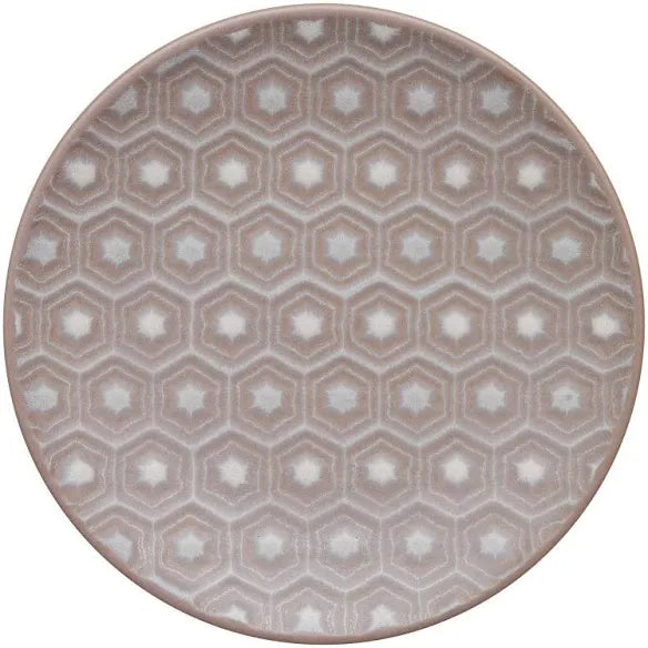 Denby Impression Pink Hexagon Small Plate