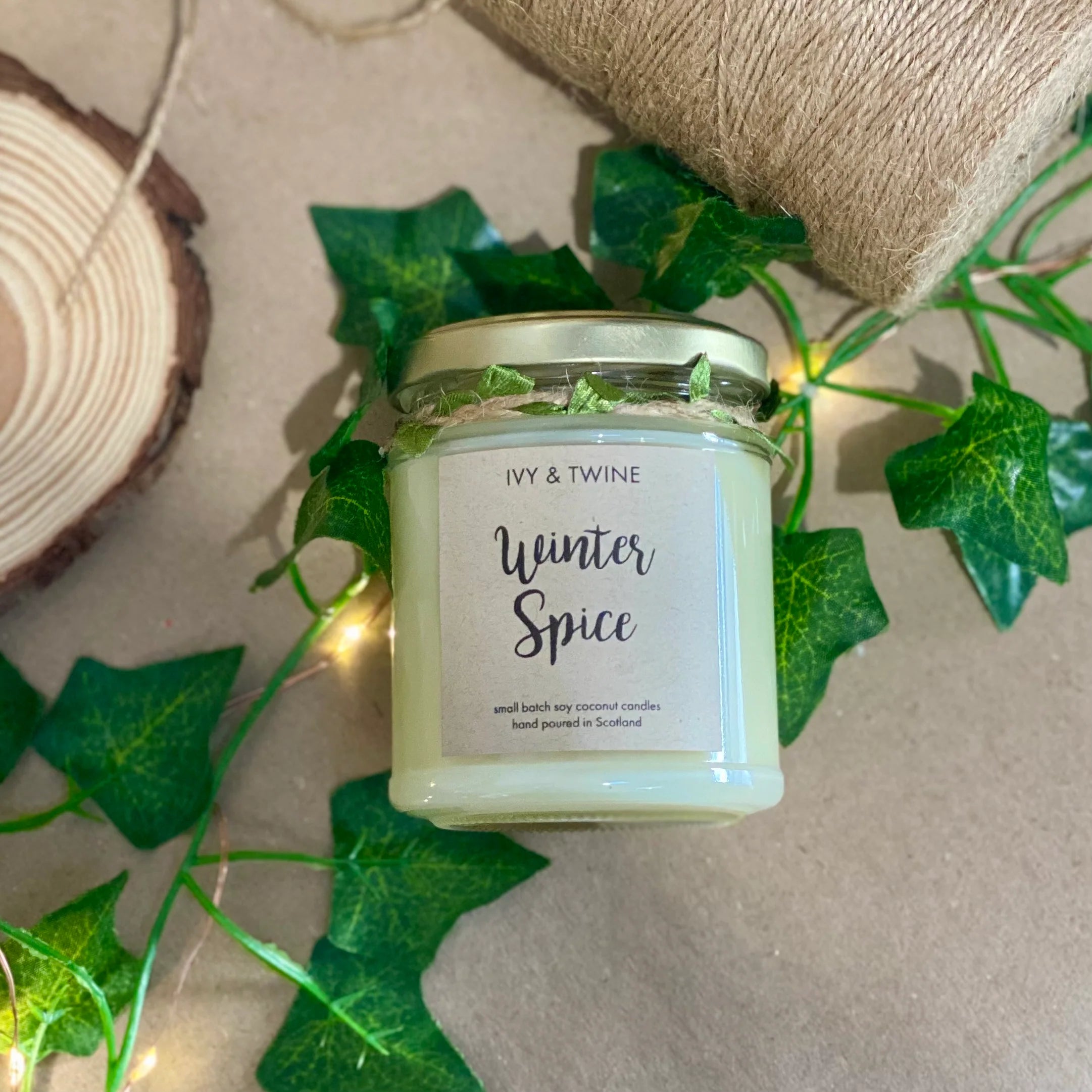 Ivy & Twine Winter Spice 190g Candle