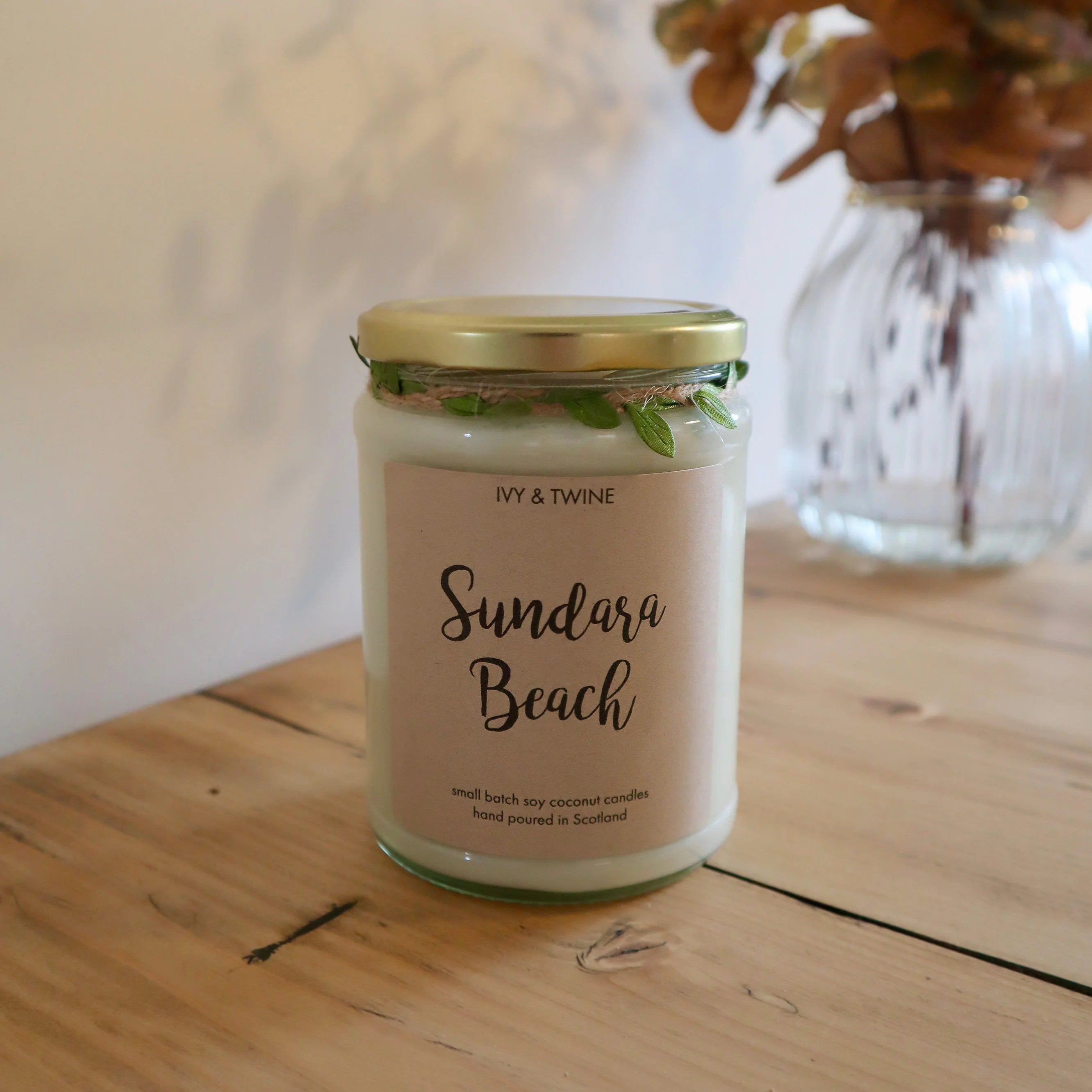 Ivy & Twine Sundara 420g Beach Double Wick Candle