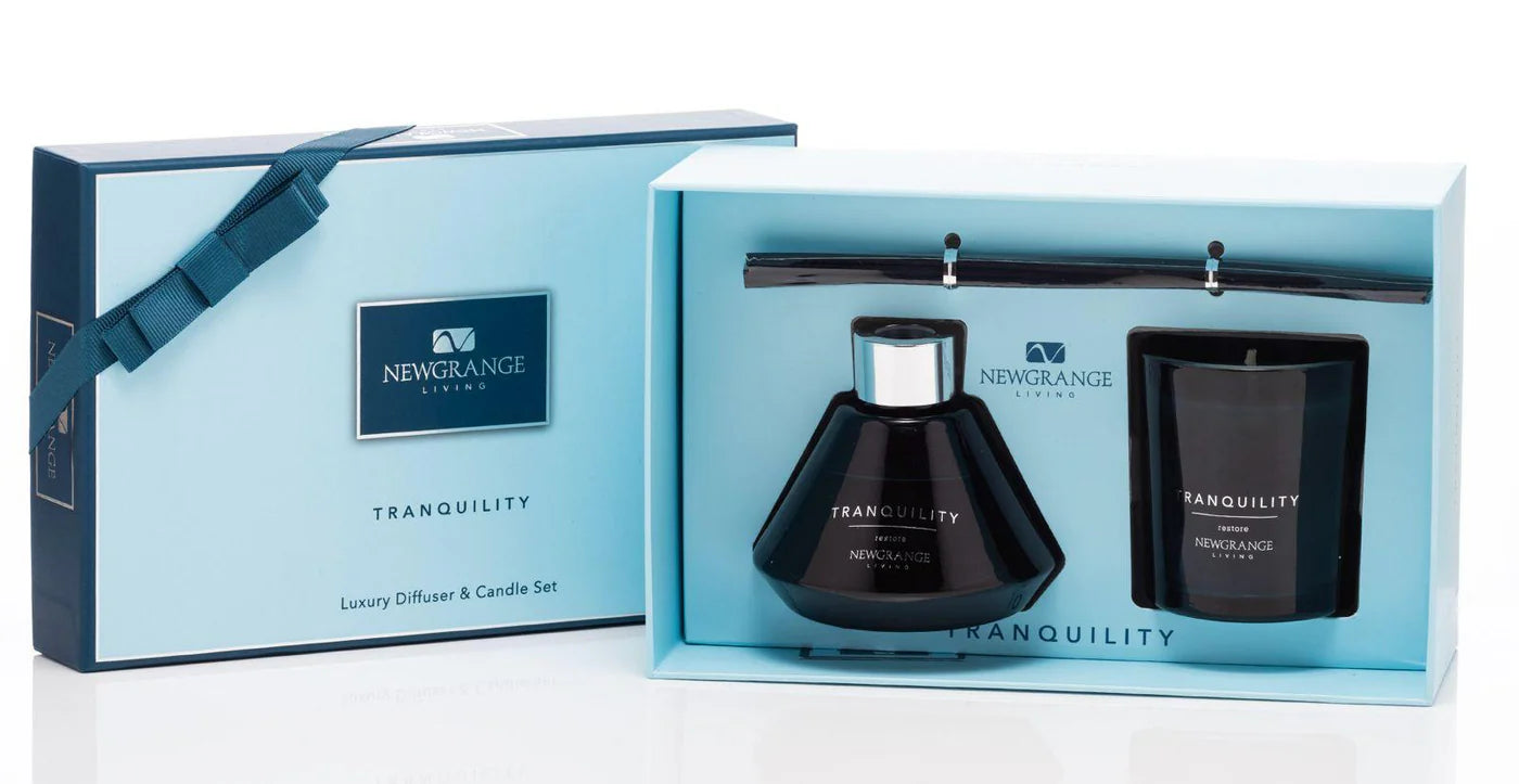 Newgrange 'Tranquility' Luxury Candle & Diffuser Set